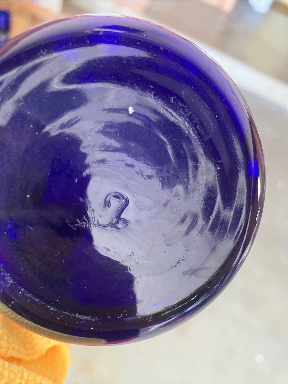 Vintage Libbey Metropolitan Cobalt Blue Glass Tumbler Set (12 - 16 oz, 6 - 8 oz) - Picture 3 of 6